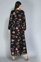 Fancy Georgette floral printed long dress